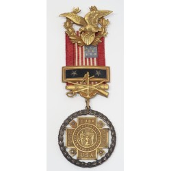 US1004.)UNITED SPANISH-AMERICAN WAR VETERAN'S GENERAL OFFICER'S MEDAL
