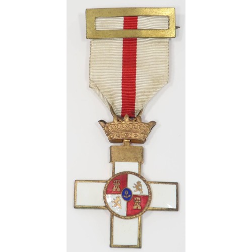 OC990.)WWII SPANISH ORDER OF MILITARY MERIT, CIVILIAN LEVEL OF AWARD OC990.)WWII SPANISH ORDER OF MILITARY MERIT, CIVILIAN LEVEL OF AWARD