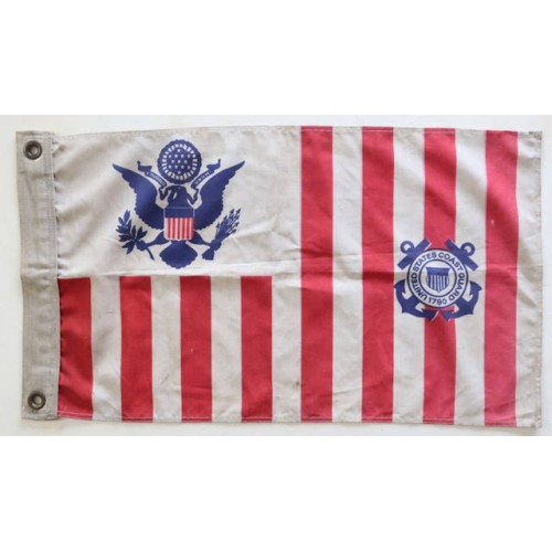 US1009.)WWII ERA US COAST GUARD ENSIGN US1009.)WWII ERA US COAST GUARD ENSIGN