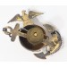 US1035.)WWII USMC OFFICER'S EAGLE, GLOBE AND ANCHOR VISOR CAP DEVICE US1035.)WWII USMC OFFICER'S EAGLE, GLOBE AND ANCHOR VISOR CAP DEVICE