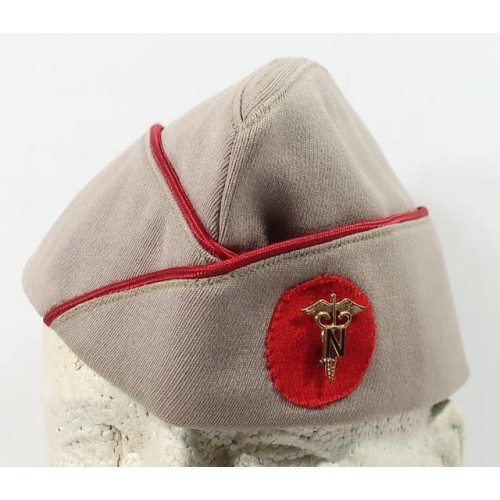 US1020.)WWII CADET NURSE CORPS OFFICER'S GARRISON CAP US1020.)WWII CADET NURSE CORPS OFFICER'S GARRISON CAP