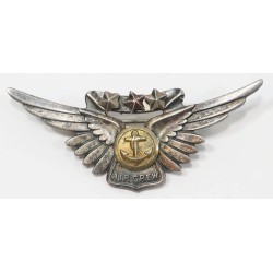 US1027.)WWII US NAVY COMBAT AIR CREW WING WITH THREE BATTLE STARS