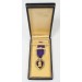US1033.)CASED WORLD WAR ONE PURPLE HEART MEDAL, NAME-ENGRAVED US1033.)CASED WORLD WAR ONE PURPLE HEART MEDAL, NAME-ENGRAVED